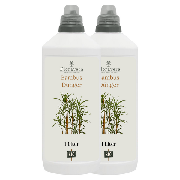 Floravera Premium Bambus Bio-Flüssigdünger 1 Liter Bambusdünger Dünger