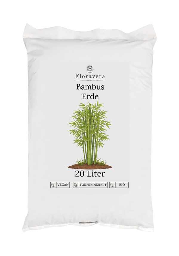 Floravera Bambuserde Bio Vegan Torfreduziert 20L