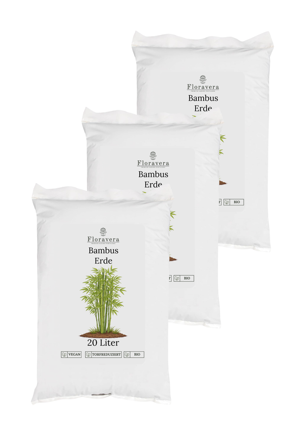 Floravera Bambuserde Bio Vegan Torfreduziert 20L