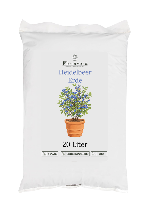 Floravera Heidelbeererde Bio Vegan Torfreduziert 20L