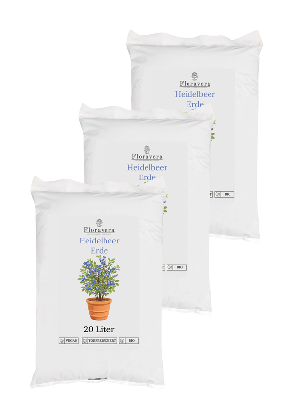 Floravera Heidelbeererde Bio Vegan Torfreduziert 20L