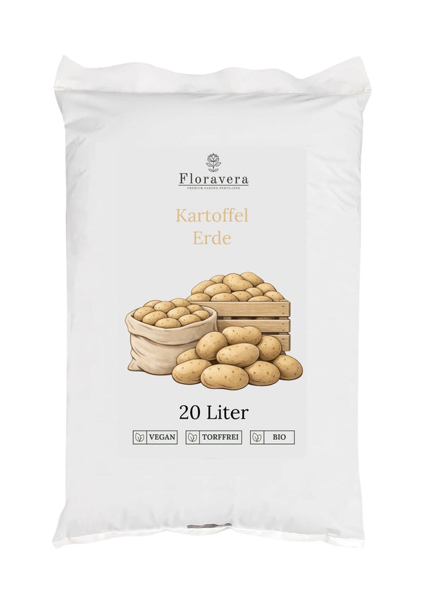 Floravera Kartoffelerde Bio Vegan Torffrei 20L
