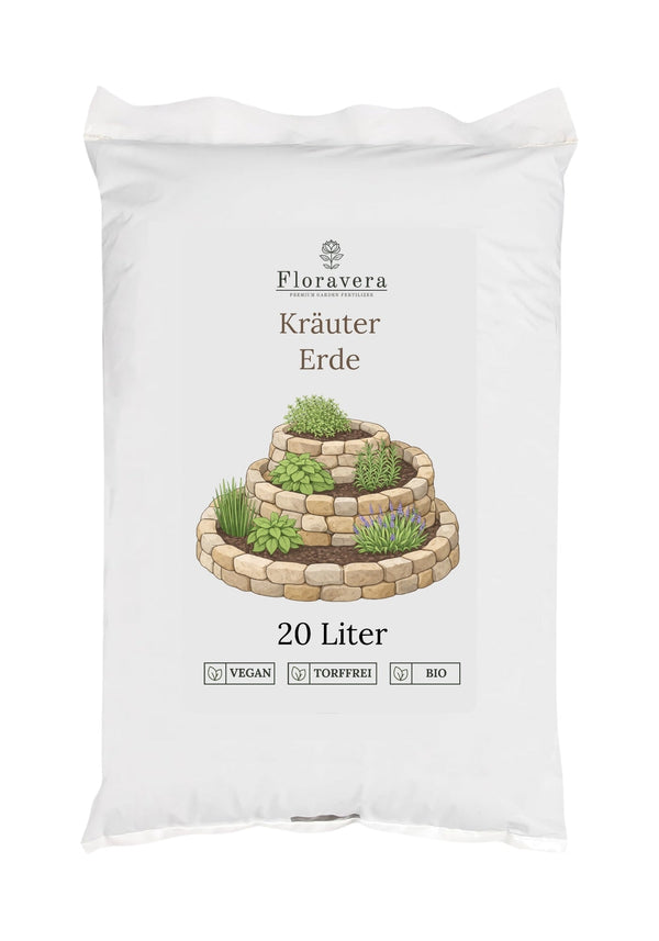 Floravera Kräutererde Bio Vegan Torffrei 20L