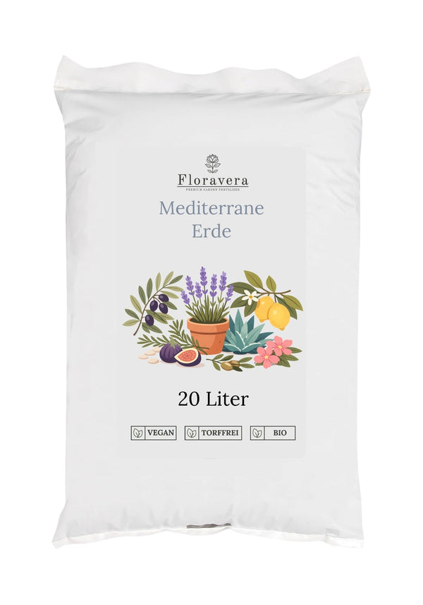 Floravera Mediterraneerde Bio Vegan Torffrei 20L