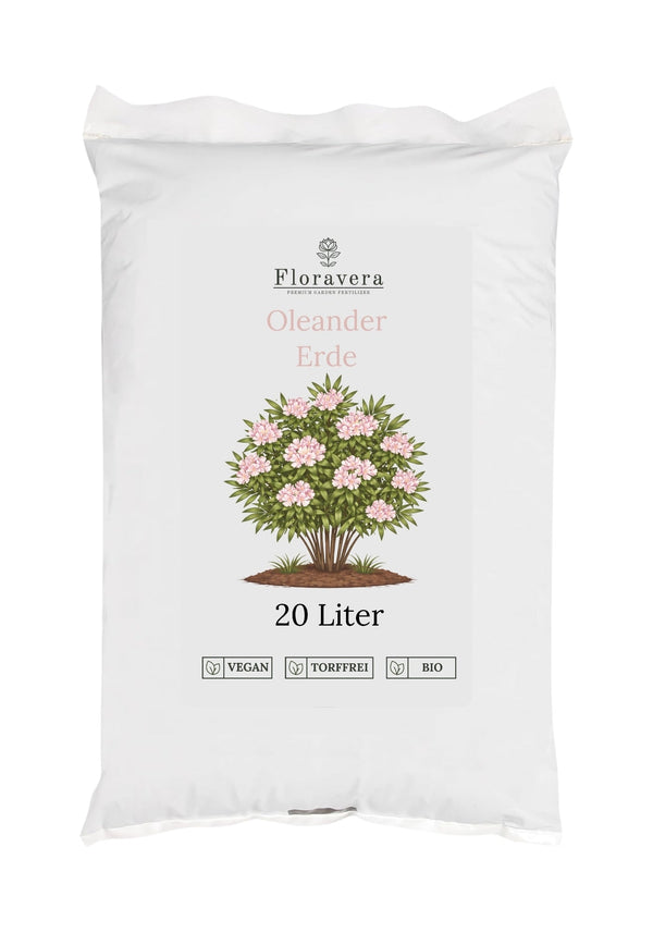 Floravera Oleandererde Bio Vegan Torffrrei 20L