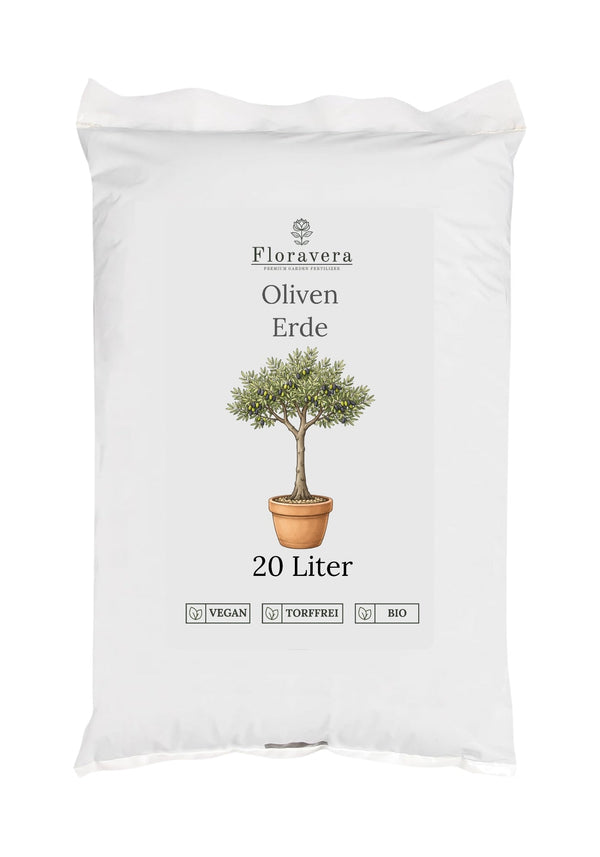 Floravera Olivenerde Bio Vegan Torffrei 20L