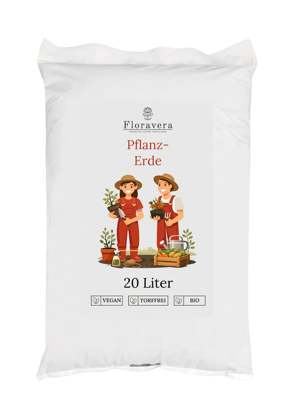 Floravera Pflanzerde Bio Vegan Torffrei 20L