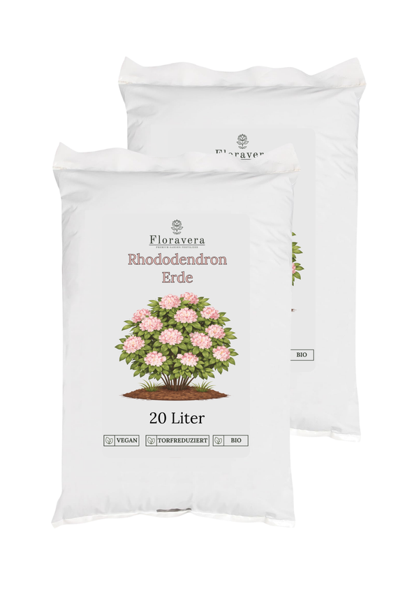 Floravera Rhododendronerde Bio Vegan Torfreduziert 20L