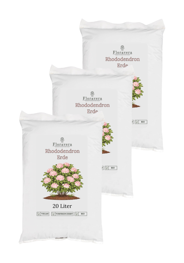 Floravera Rhododendronerde Bio Vegan Torfreduziert 20L