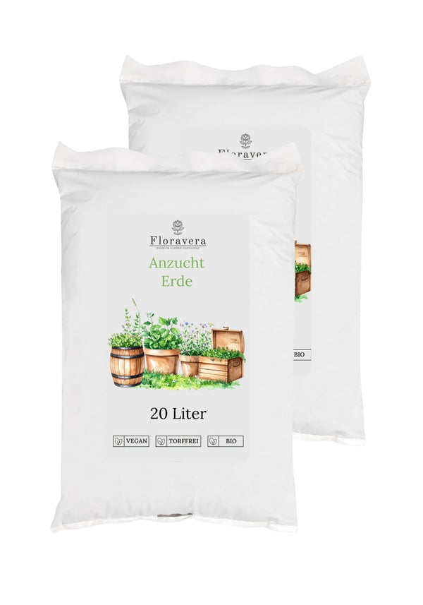 Floravera Anzuchterde Bio Vegan Torffrei 20L