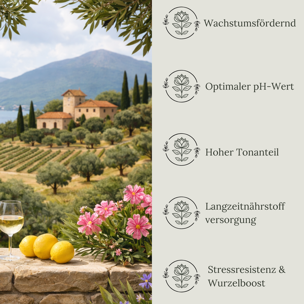 Floravera Mediterraneerde Bio Vegan Torffrei 20L