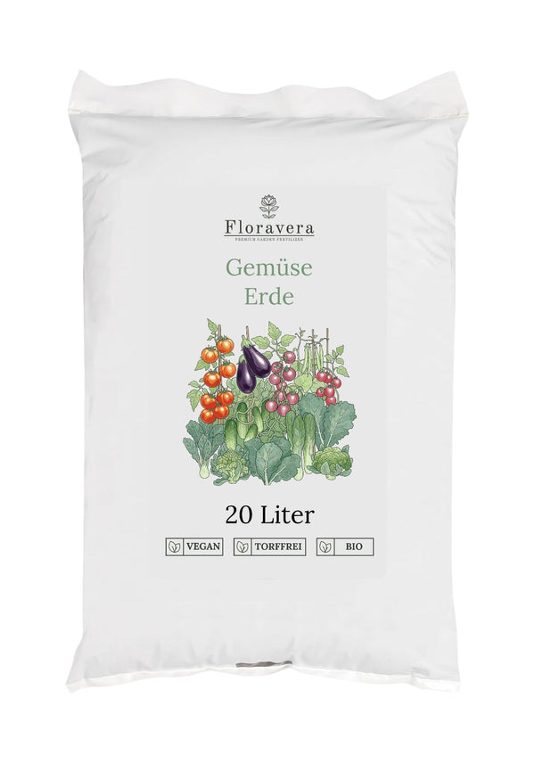 Floravera Gemüseerde Bio Vegan Torffrei 20L