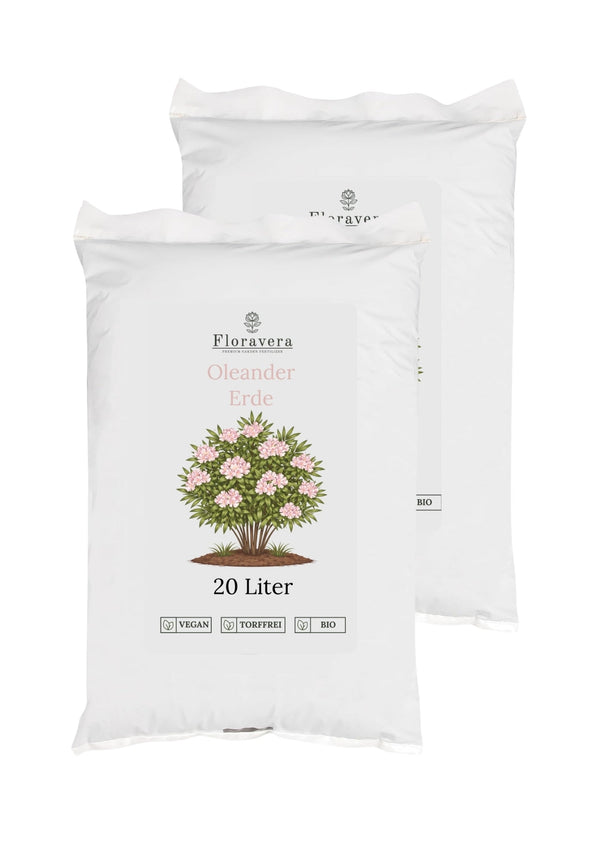 Floravera Oleandererde Bio Vegan Torffrrei 20L