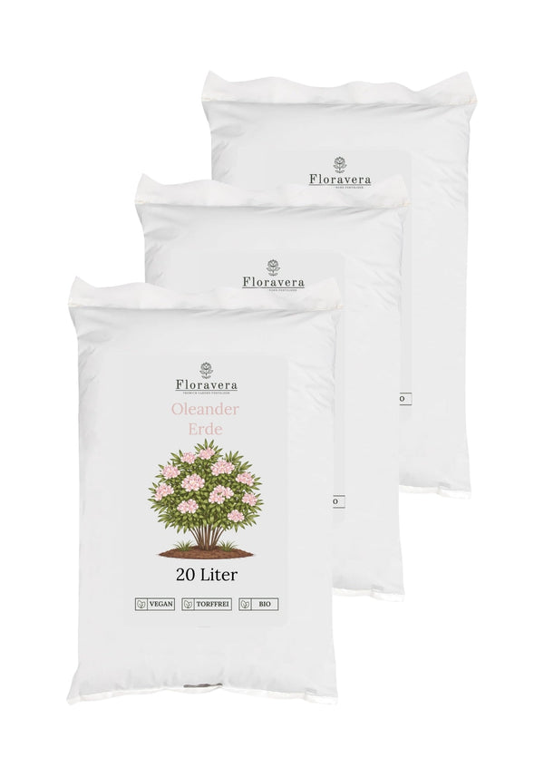 Floravera Oleandererde Bio Vegan Torffrrei 20L