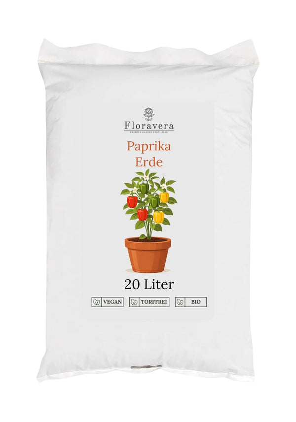 Floravera Paprikaerde Bio Vegan Torffrei 20 Liter