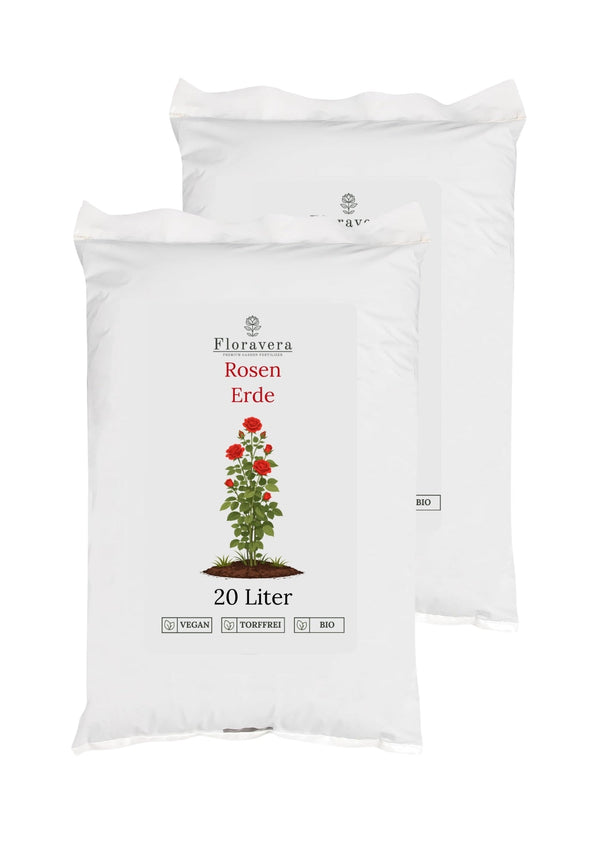 Floravera Rosenerde Bio Vegan Torffrei 20L